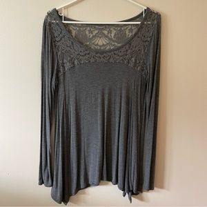 Hollister Lace Long Sleeve Top